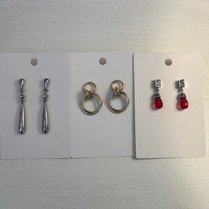 Lia Sophia Earrings Lot Vintage